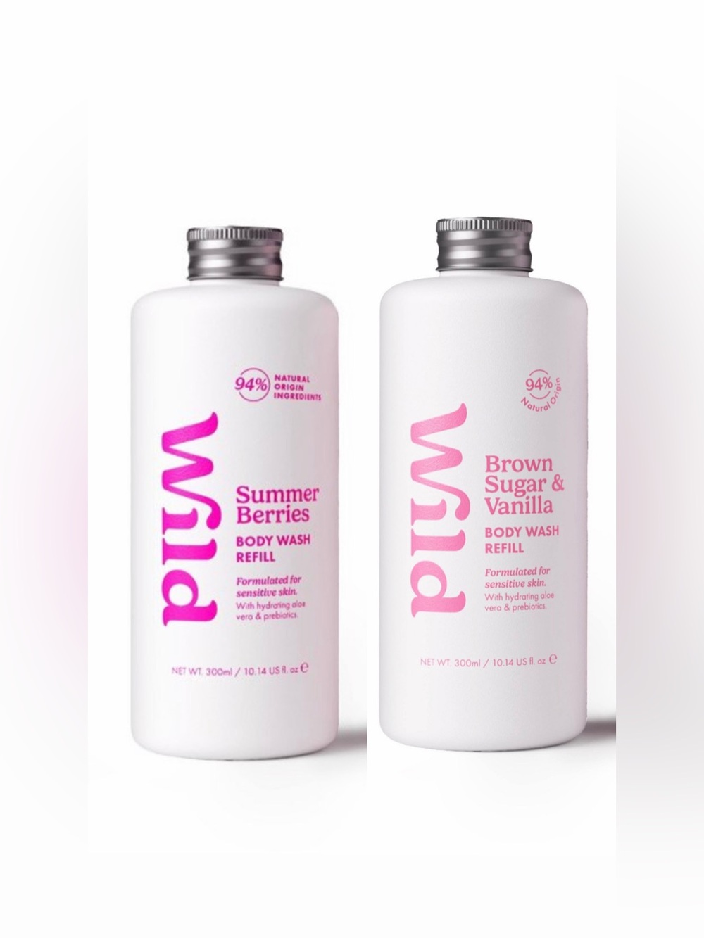 Wild body wash refill: summer berries and brown sugar